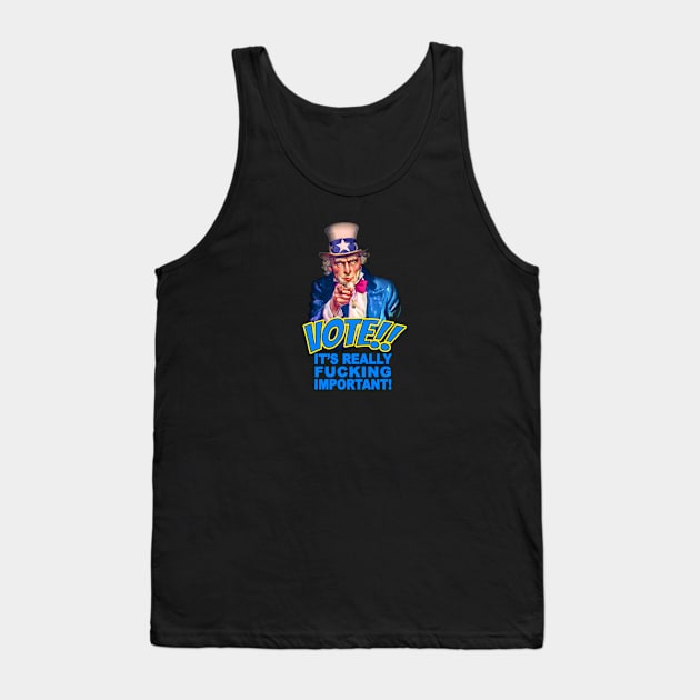 Vote Tank Top by SeattleDesignCompany